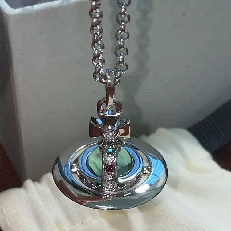 Titanium and steel necklace