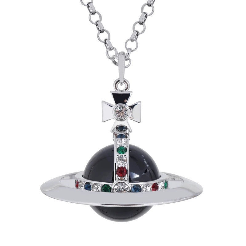 Titanium and steel necklace