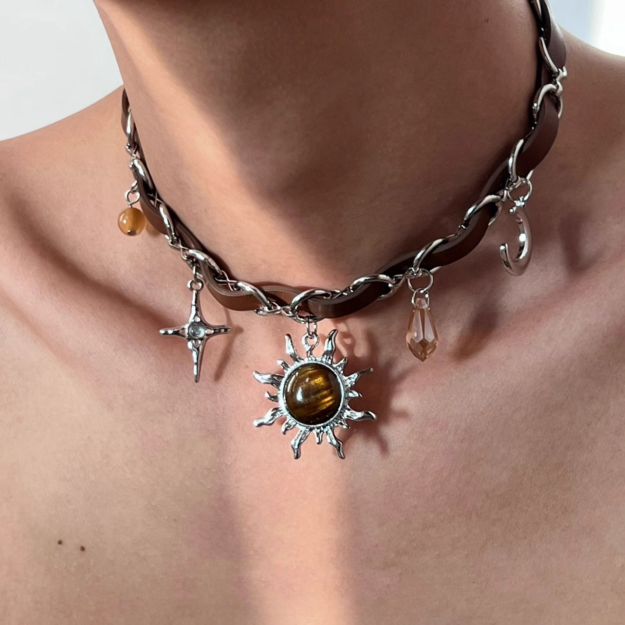 metal necklace