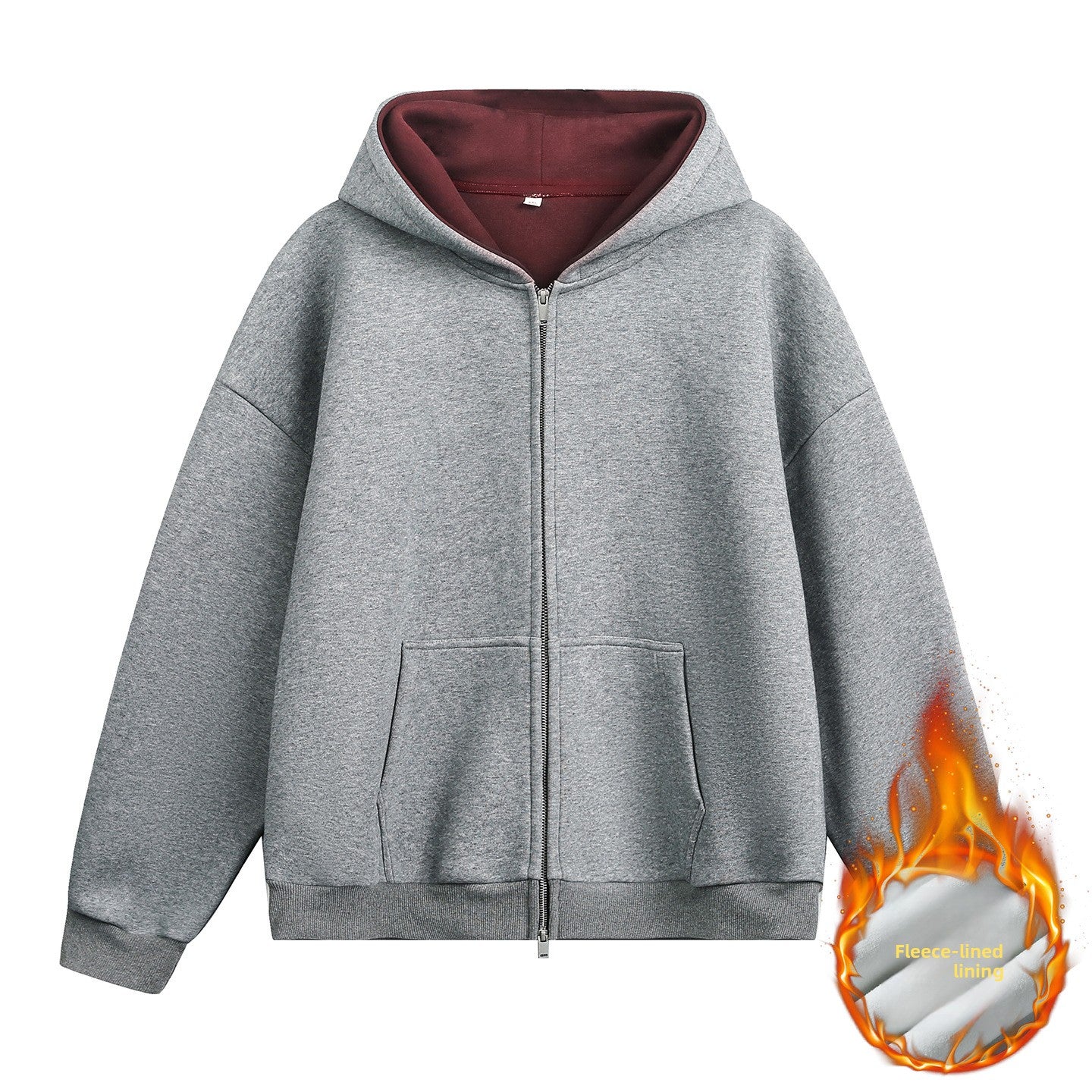 Hooded Sweatshirt Men's Loose Cardigan Jacket