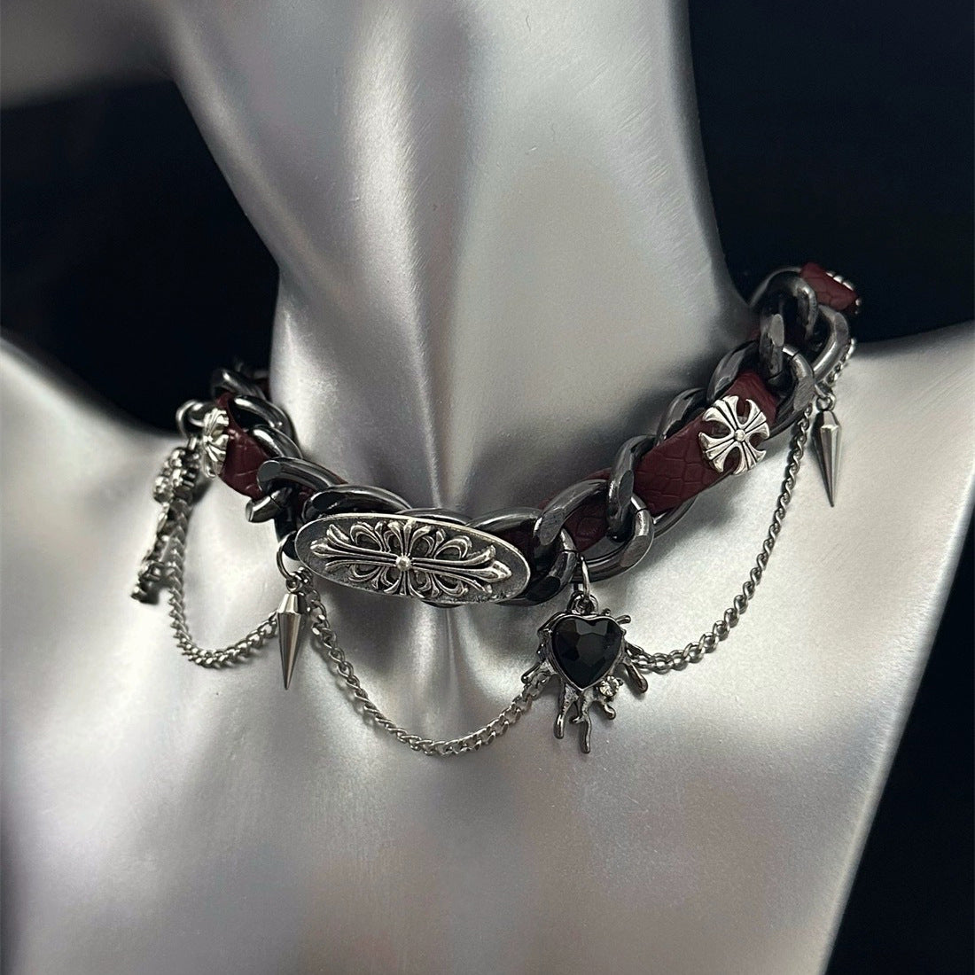 metal necklace