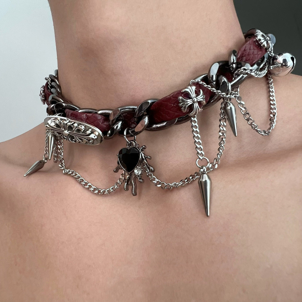 metal necklace