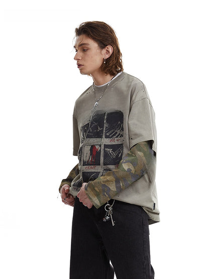 Men's camouflage T-shirt