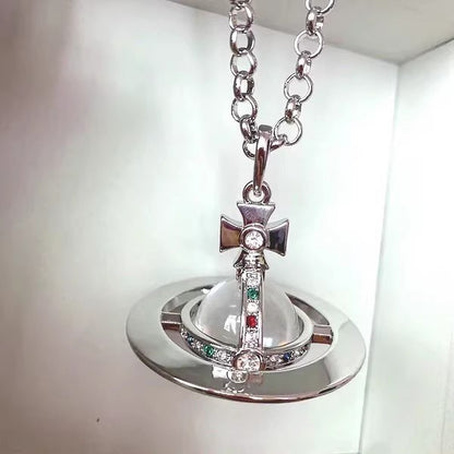 Titanium and steel necklace