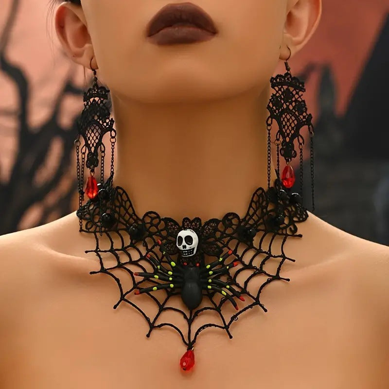 gothic necklace set