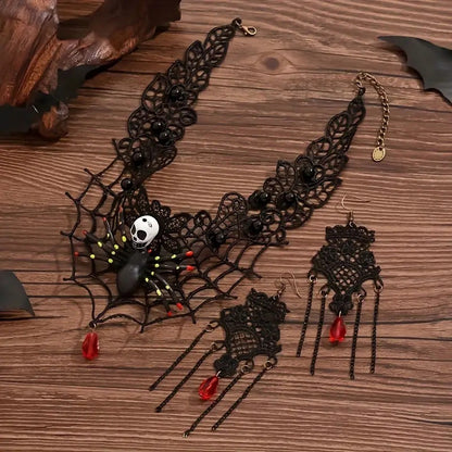 gothic necklace set