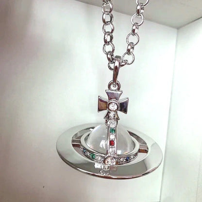 Titanium and steel necklace