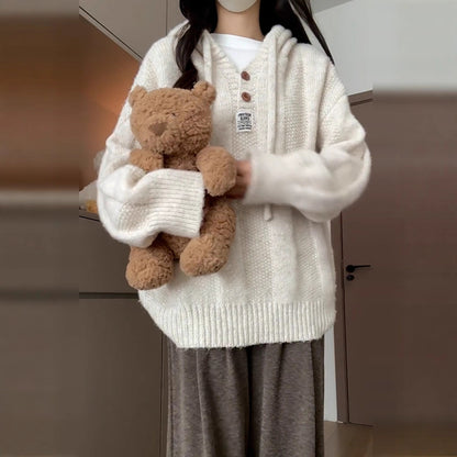 Women's Hooded Knit Sweater