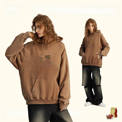 Large Size Loose Casual Hoodie Trendy