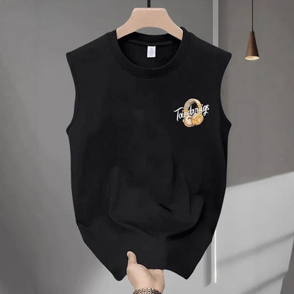 Sleeveless T-shirt jacket