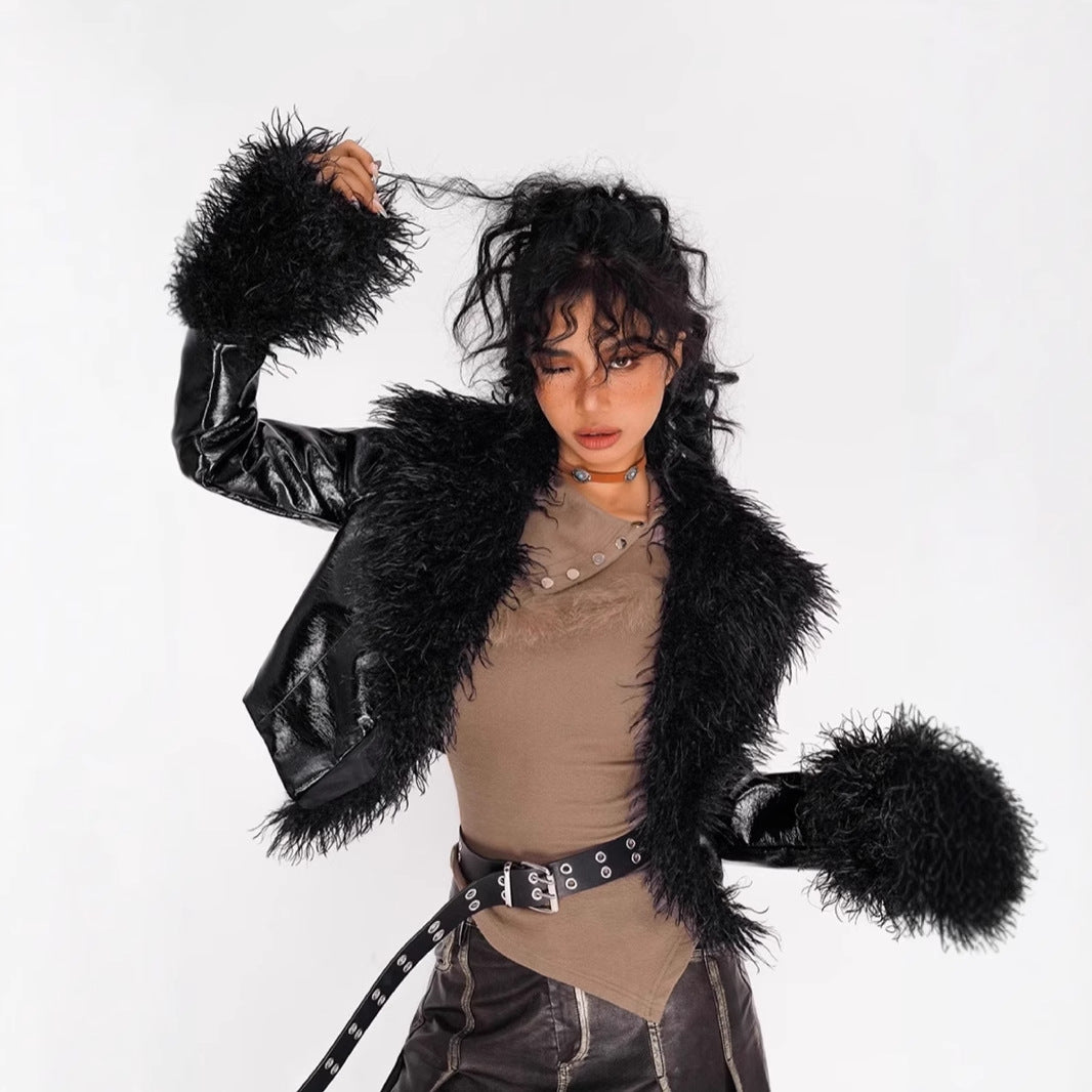 womens leather jacket