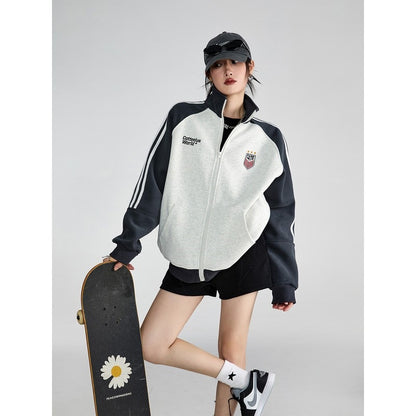 Retro Baseball Jacket for Women
