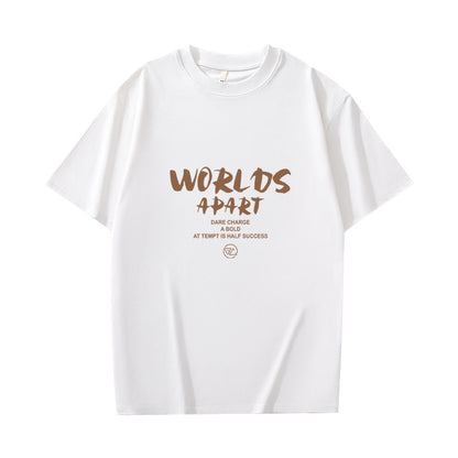 Pure cotton short-sleeved T-shirt for men