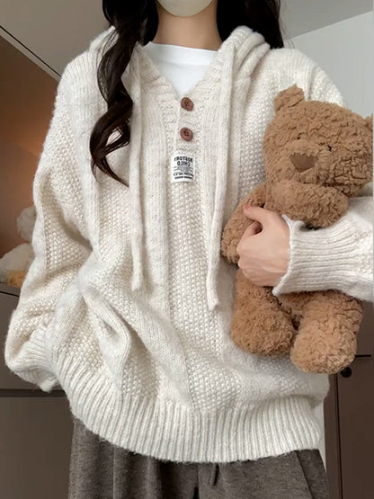 Women's Hooded Knit Sweater