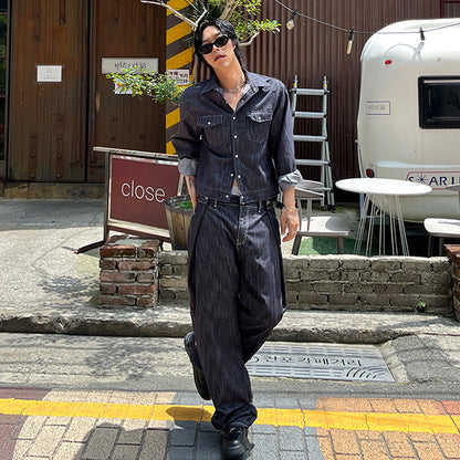 Workwear Denim jacket and casual suit