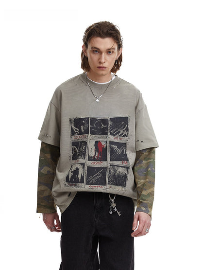 Men's camouflage T-shirt