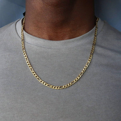 Metal Punk Chain Necklace for Men