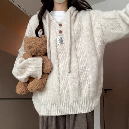 Women's Hooded Knit Sweater