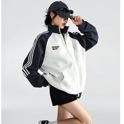 Retro Baseball Jacket for Women