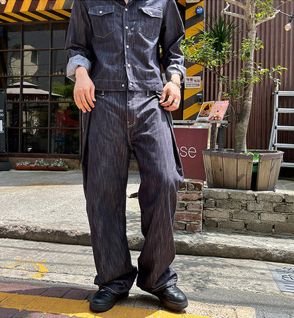 Workwear Denim jacket and casual suit