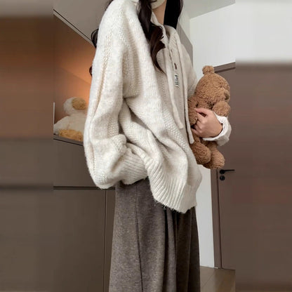 Women's Hooded Knit Sweater