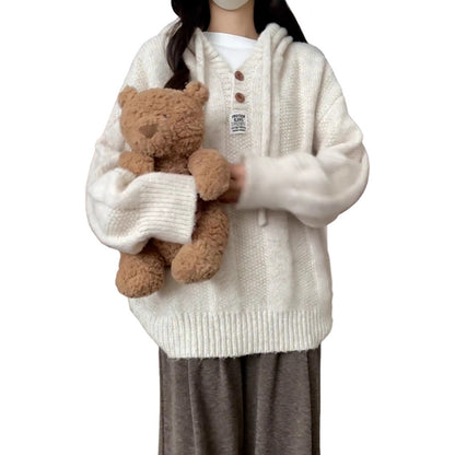 Women's Hooded Knit Sweater