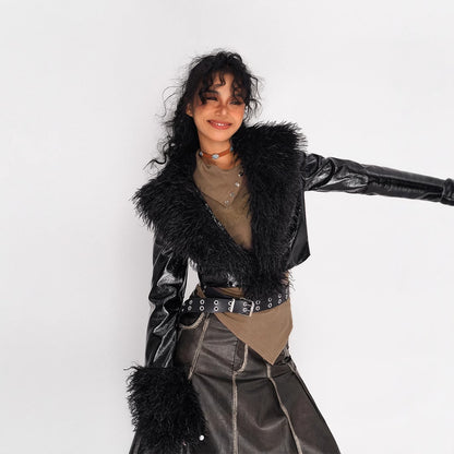 womens leather jacket